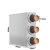 Cup Dispenser - Stainless Steel - with 3 dispensers