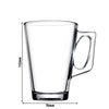 (24 pcs) Glass Mug - AQUA - 250 ml