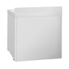 Commercial Counter Fridge PREMIUM PLUS - 978x700mm - glass doors - with upstand - capacity 230 litres