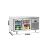 Commercial Counter Fridge PREMIUM PLUS - 1618x800mm - glass doors - double glazing - capacity 420 litres
