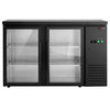 Chłodziarka barowa – 1460 mm – 226 L – z 2 drzwiami szklanymi i oświetleniem LED RGB