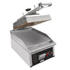 Grill kontaktowy szybki do hamburgerów – 6,2 kW – od +50 do +300 °C – automatyczny – z wyświetlaczem cyfrowym i chromowaną płytą grillową, zdjęcie 3 z 14