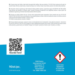 (4 sztuki) Płyn do ręcznego mycia szyb - 90 tabletek - Ekologiczny i odtłuszczający