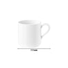 (6 pcs) SELTMANN WEIDEN | Porcelain Coffee Mug – 280 ml – White – Blues White Series