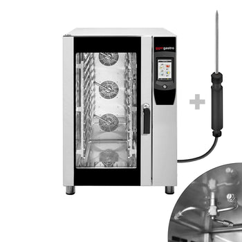 Kombidämpfer - Touch - 10x EN 600x400 oder 10x GN 1/1 - inkl. Waschsystem & Temperaturfühler