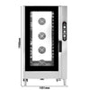 Commercial Electric Bakery Combi Oven - Manual Controls - 16x EN 600x400 - incl. Trolley, Direct steam injection, Humidity control