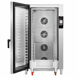 Elektryczny-Piec konwekcyjno-parowy piekarniczy - dotykowy - z systemem mycia - 16x EN 600x400 - w zestawie: Sonda rdzeniowa - w zestawie: System czyszczący