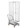 Commercial Electric Bakery Combi Oven - Manual Controls - 16x EN 600x400 - incl. Trolley, Direct steam injection, Humidity control