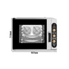 Commercial Electric Combi Oven - Manual Controls - 5x GN 1/1 - incl. Mounting brackets