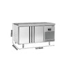 Bakery Counter Fridge Premium PLUS - 1618x800mm - with 2 doors - granite worktop - capacity 420 litres