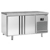 Bakery Counter Fridge Premium PLUS - 1618x800mm - with 2 doors - granite worktop - capacity 420 litres