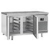 Bakery Counter Fridge Premium PLUS - 1618x800mm - with 2 doors - granite worktop - capacity 420 litres