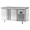 Bakery Counter Fridge Premium PLUS - 1618x800mm - with 2 doors - granite worktop - capacity 420 litres