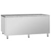 Bakery Counter Fridge Premium PLUS - 2185x800mm - glass doors - granite worktop - capacity 635 litres