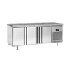 Bakery Counter Fridge Premium PLUS - 2185x800mm - with 3 doors - granite worktop - capacity 635 litres