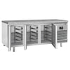 Bakery Counter Fridge Premium PLUS - 2185x800mm - with 3 doors - granite worktop - capacity 635 litres