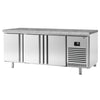 Bakery Counter Fridge Premium PLUS - 2185x800mm - with 3 doors - granite worktop - capacity 635 litres