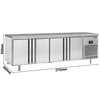 Bakery Counter Fridge Premium PLUS - 2752x800mm - with 4 doors - granite worktop - capacity 850 litres