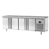 Bakery Counter Fridge Premium PLUS - 2752x800mm - with 4 doors - granite worktop - capacity 850 litres