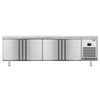 Bakery Counter Fridge Premium PLUS - 2752x800mm - with 4 doors - granite worktop - capacity 850 litres