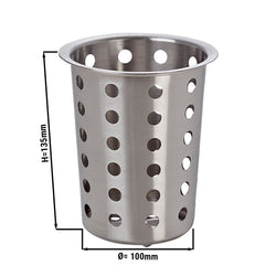 Ociekacz na sztućce - perforowany - wysokość: 13,5 cm