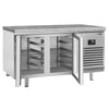 Bakery Counter Fridge Premium PLUS - 1618x800mm - glass doors - granite worktop - capacity 420 litres