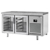Bakery Counter Fridge Premium PLUS - 1618x800mm - glass doors - granite worktop - capacity 420 litres