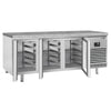 Bakery Counter Fridge Premium PLUS - 2185x800mm - glass doors - granite worktop - capacity 635 litres