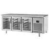 Bakery Counter Fridge Premium PLUS - 2185x800mm - glass doors - granite worktop - capacity 635 litres