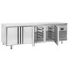 Bakery Counter Fridge Premium PLUS - 2752x800mm - with 4 doors - capacity 850 litres