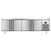 Bakery Counter Fridge Premium PLUS - 2752x800mm - with 4 doors - capacity 850 litres