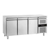 PREMIUM refrigerated bakery table - 2000x800mm - with 3 doors