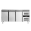 PREMIUM refrigerated bakery table - 2000x800mm - with 3 doors