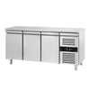 PREMIUM refrigerated bakery table - 2000x800mm - with 3 doors