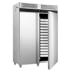 Szafa chłodnicza na blachy EN PREMIUM - EN 600x400 - 1700L - 1720x1010mm - 2 drzwi - chłodzenie wentylowane; LED