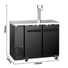 Chłodziarka do piwa – 1240 x 620 mm – na 2 beczki 50 L – z kranem
