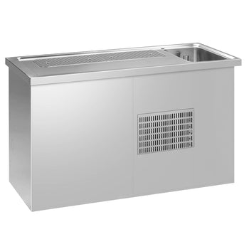 Barowy stół chłodniczy Premium PLUS - 1550x700 mm - 1 drzwi & 2 szuflady - Prime Gastro