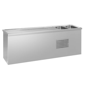 Barowy stół chłodniczy PREMIUM PLUS - 2500x700mm - 6 szuflad - Prime Gastro