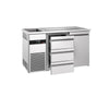 Direct Draw Beer Dispenser / Kegerator PREMIUM - 1550x700mm - 1 Door & 3 Drawers