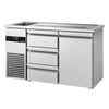 Direct Draw Beer Dispenser / Kegerator PREMIUM - 1550x700mm - 1 Door & 3 Drawers