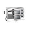 Direct Draw Beer Dispenser / Kegerator PREMIUM - 1550x700mm - 5 Drawers