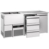 Direct Draw Beer Dispenser / Kegerator PREMIUM - 1950x700mm - 1 Door & 3 Drawers