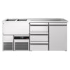 Direct Draw Beer Dispenser / Kegerator PREMIUM - 1950x700mm - 1 Door & 3 Drawers