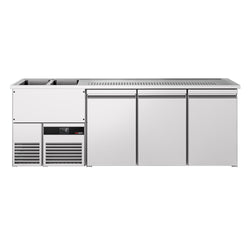 Lada barowa chłodnicza PREMIUM - 2500x700mm - 3 drzwi