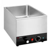 Bemar – elektryczny – GN 1/1 – 1,2 kW – z kranem spustowym – do pojemników o głębokości maks. 200 mm