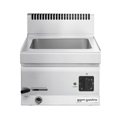 Bemar wodny elektryczny - nastawny - 1,2kW - 1x GN 1/1 lub 2x GN 1/2 - z zaworem spustowym