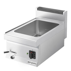 Bemar wodny elektryczny - nastawny - 1,2kW - 1x GN 1/1 lub 2x GN 1/2 - z zaworem spustowym