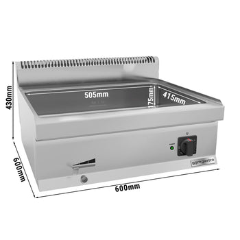 Bemar elektryczny - 1,2 kW - 1x GN 1/1 & 3x GN 1/9 - Prime Gastro