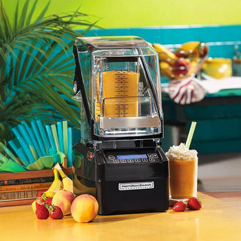 HAMILTON BEACH | Blender barowy Eclipse HBH755R-CE – z pokrywą redukującą hałas – 2 litry – 1 kW - Prime Gastro