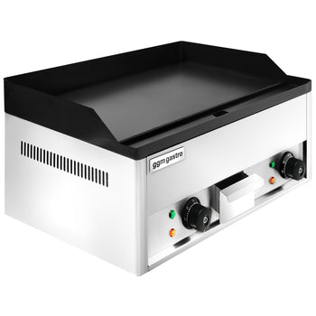 Elektryczna płyta grillowa – 4,4 kW – gładka – powierzchnia grillowania: 600 x 335 mm - Prime Gastro